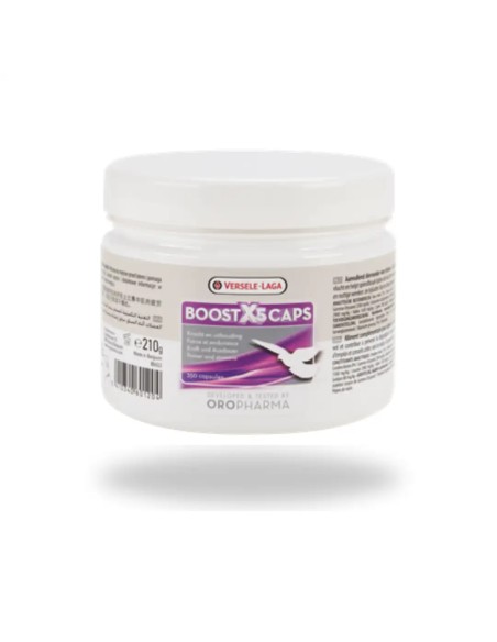 Fortificante vitaminico para palomas BOOST X5 VERSELE LAGA 350 caps